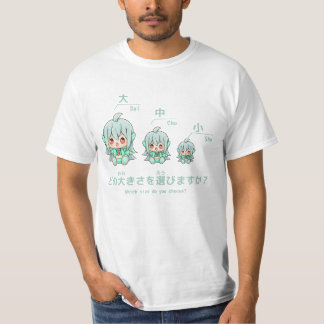 【 Let's Study Japanese! 】Which size do you choose? T-Shirt
