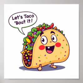 Let's Taco 'über IT Digital Download - DTF Direct Poster
