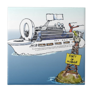 Lets Take A Cruise Funny Ohrs Tees & Cards Fliese