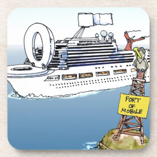 Lets Take A Cruise Funny Ohrs Tees & Cards Getränkeuntersetzer