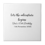 lets the adventure begins 20th birthday add name d fliese<br><div class="desc">Design</div>