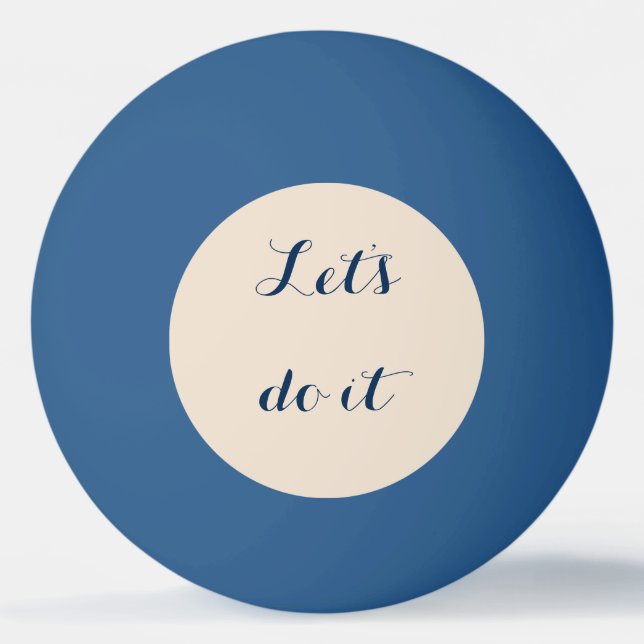 Lets tun es tischtennisball (Vorderseite)