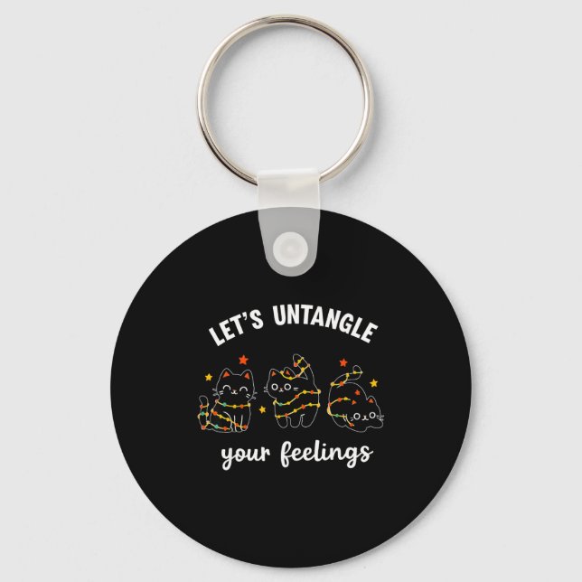 Let's Untangle Your Feelings School Counselor Chri Schlüsselanhänger (Vorderseite)