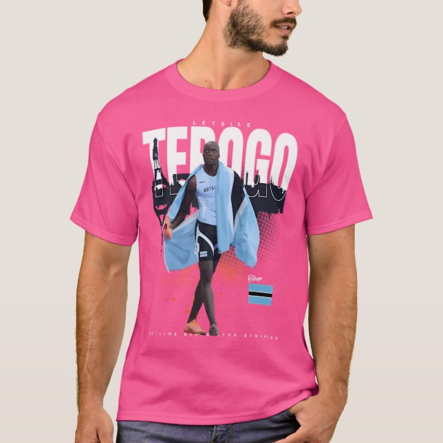 Letsile Tebogo T-Shirt (Vorderseite)