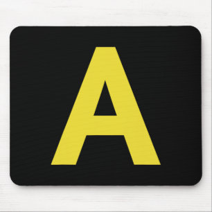 Letter A Funny Chipmunk Group Matching Halloween C Mousepad