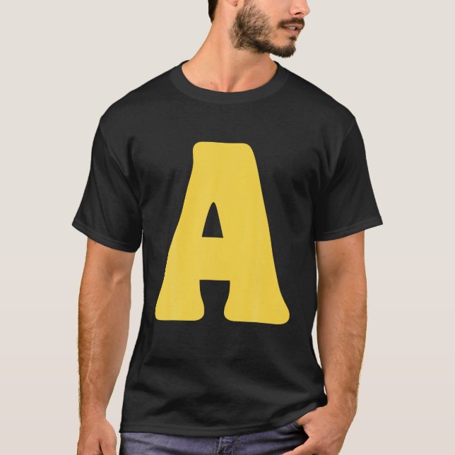 Letter A Funny Chipmunk Group Matching Halloween C T-Shirt (Vorderseite)