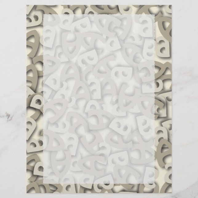 Letter A Gray (Vorderseite)