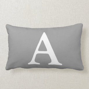 Letter A lumbar Bolster Kissen