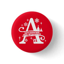 Letter A Monogram, Initial Family Name Gruß