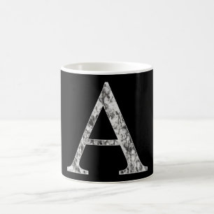 Letter A monogramm erstes Zeichen für das Alpha-Ze Kaffeetasse