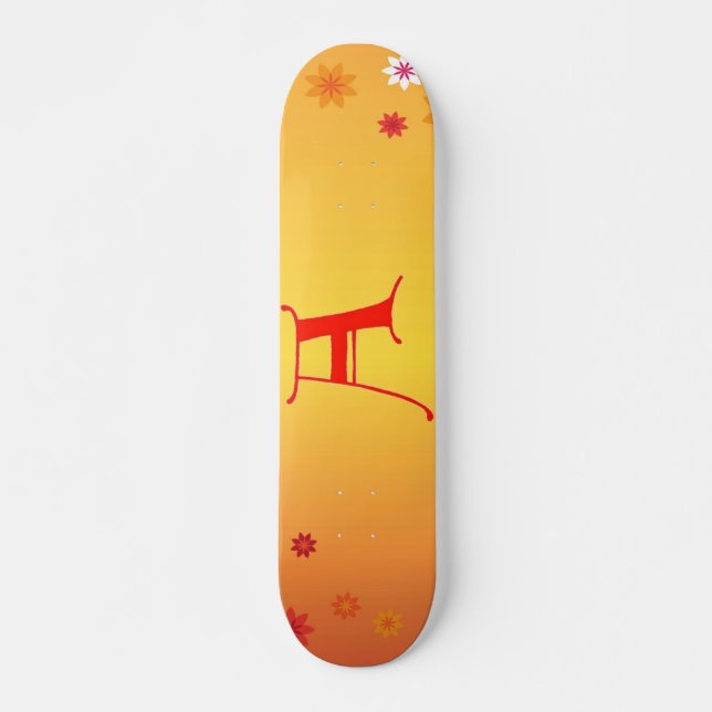 Letter A Skateboard (Vorne)