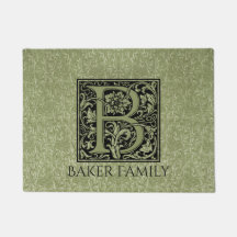 Letter B First Letter Monogram Personalisiert