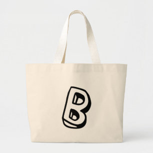 Letter B Jumbo Stoffbeutel
