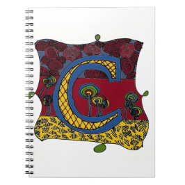 Letter-C-Notebook Notizblock
