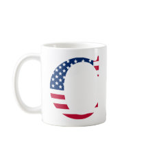 Letter C Patriotische Tasse