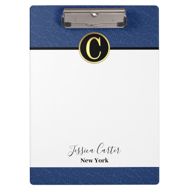 Letter C-Zwischenablage Klemmbrett (Vorderseite)