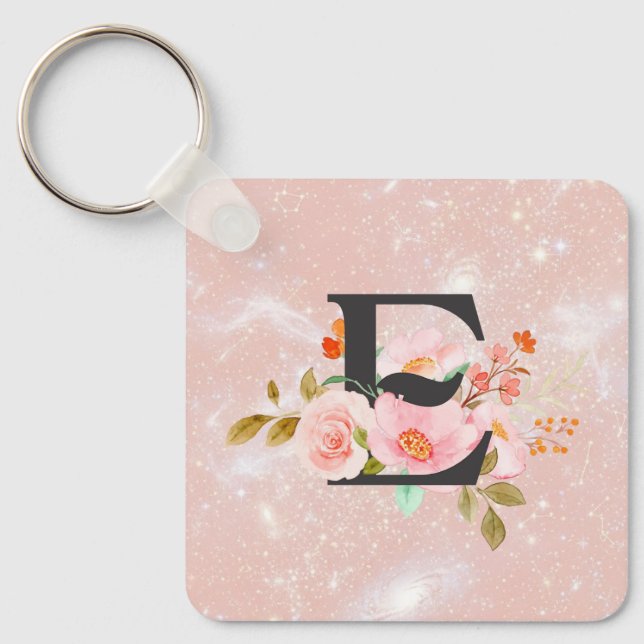 Letter E Keychain Schlüsselanhänger (Vorderseite)