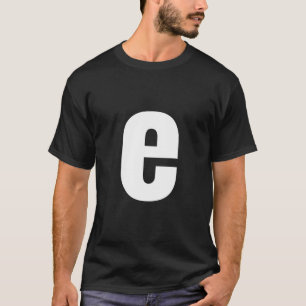Letter E Kleine Groß- und Kleinschreibung Rechtsch T-Shirt