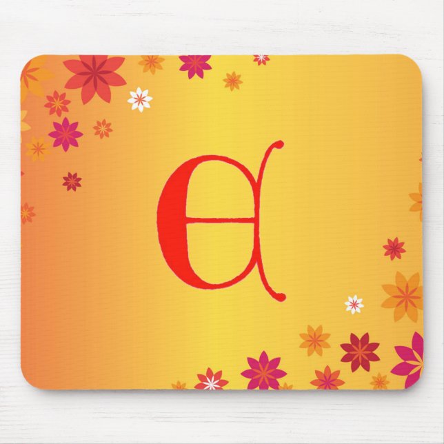 Letter E Mouse Pad Mousepad (Vorne)