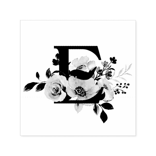 Letter E Permastempel (Design)