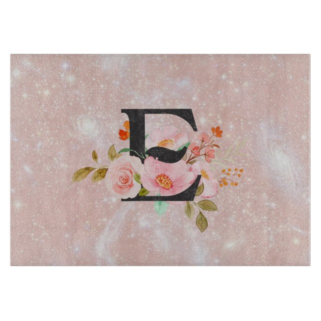 Letter E Schneidebrett (Vorderseite)