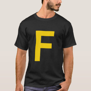 Letter F Hauptstadt Alphabet T-Shirt