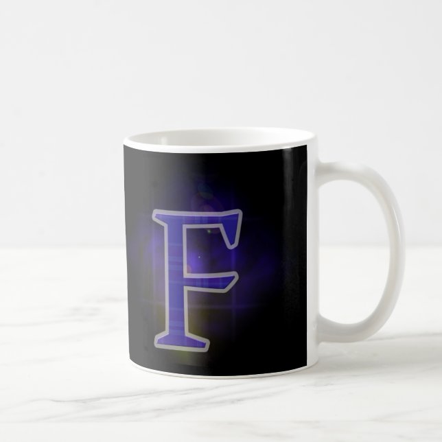 Letter F Kaffeetasse (Rechts)