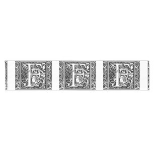 Letter F Mittelalterliche Monogram Art Nouveau Kurzer Tischläufer