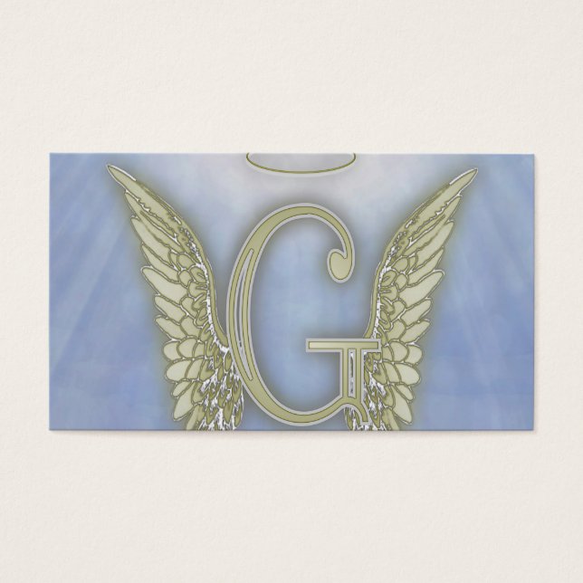 Letter G Angel Monogram (Vorderseite)