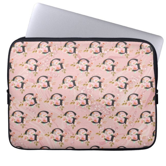 Letter G Laptopschutzhülle (Vorderseite)