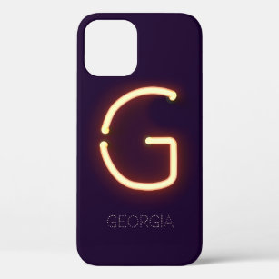Letter G Neon Light Personalisiert Case-Mate iPhone Hülle
