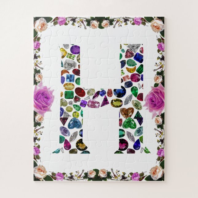 Letter H Monogram (Vertikal)
