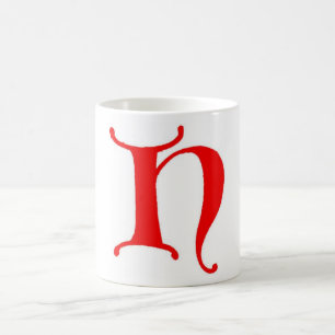 Letter H-Tasse Kaffeetasse