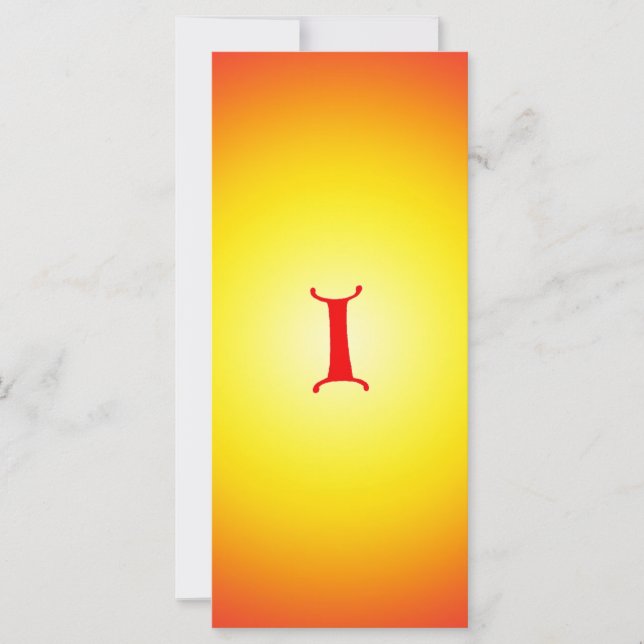 Letter I Book Mark (Vorderseite)