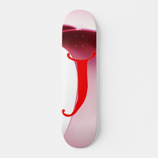 Letter J Skateboard (Vorne)