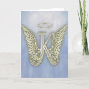 Letter K Angel Monogram