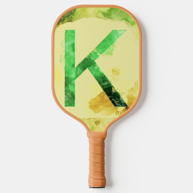 Letter K Pickleball Paddle (Vorderseite)