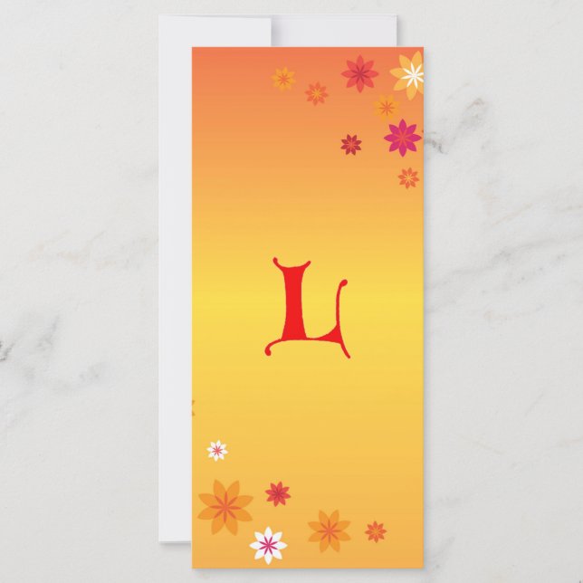 Letter L Book Mark (Vorderseite)