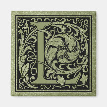 Letter L First Letter Monogram