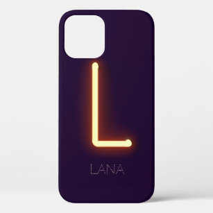 Letter L Neon Light Personalisiert Case-Mate iPhone Hülle