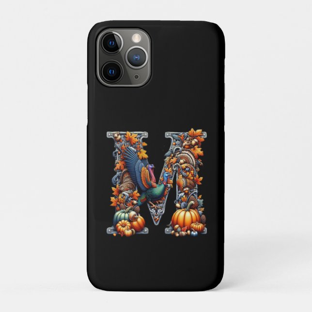 Letter m by Thanksgiving style  Case-Mate iPhone Hülle (Rückseite)