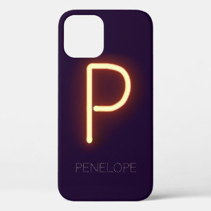 Letter P Neon Light Personalisiert Case-Mate iPhone Hülle