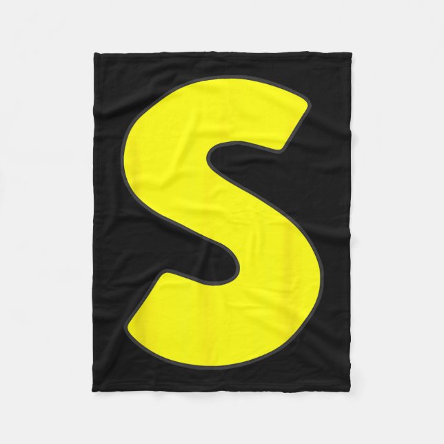 Letter S Funny Chipmunk Group Matching Halloween C Fleecedecke (Vorderseite)
