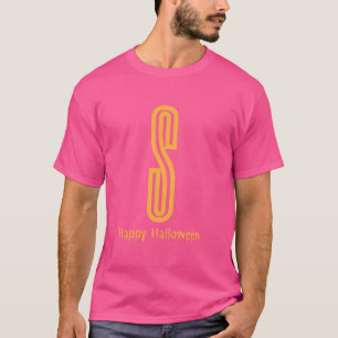 Letter S Funny Chipmunk Group Matching Halloween C T-Shirt