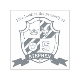 Letter S Kronenschild Name Kinderbibliothek Briefm Permastempel