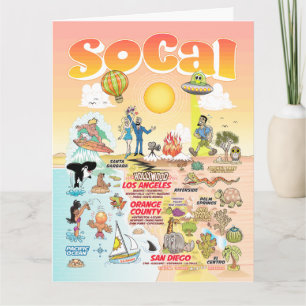 Letter Sized SoCal Blank Card Karte