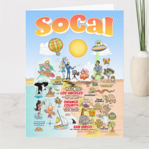 Letter Sized SoCal Blank Card Karte