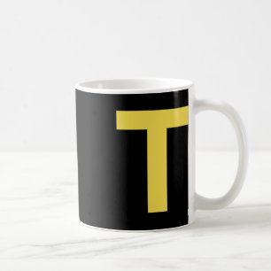 Letter T Fun Chipmunk Group Matching Halloween Cos Kaffeetasse
