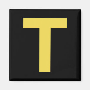 Letter T Fun Chipmunk Group Matching Halloween Cos Magnet