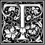 Letter T Mittelalterliches Monogramm Art Nouveau Freistehende Fotoskulptur<br><div class="desc">Diese erste T ist Teil einer kompletten Serie von Großbuchstaben William Morris inspiriert Typografie-Initialen. Die Schwarz-Weiß-Schrift ist sehr dekorativ und nach der extravaganten Typografie des Mittelalters gestylt. Niedlich und trendig, dies ist ein Vintages chic Monogramm T - Letter T - Wirbel T. Passen Sie dieses Vintage Monogramm an, indem Sie...</div>